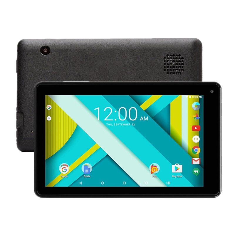 Tablet anak-anak, untuk pembelajaran Android 6.0 Tablet PC 7 inci 1024x600 layar IPS RK30sdk Quad Core RAM 1GB ROM 16GB Notebook kamera ganda