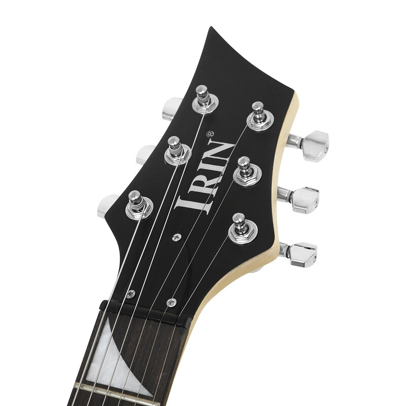 IRIN gitar listrik, 6 senar biru muda gitar listrik kampus Band Rock siswa bermain trendi dilengkapi dengan bagian