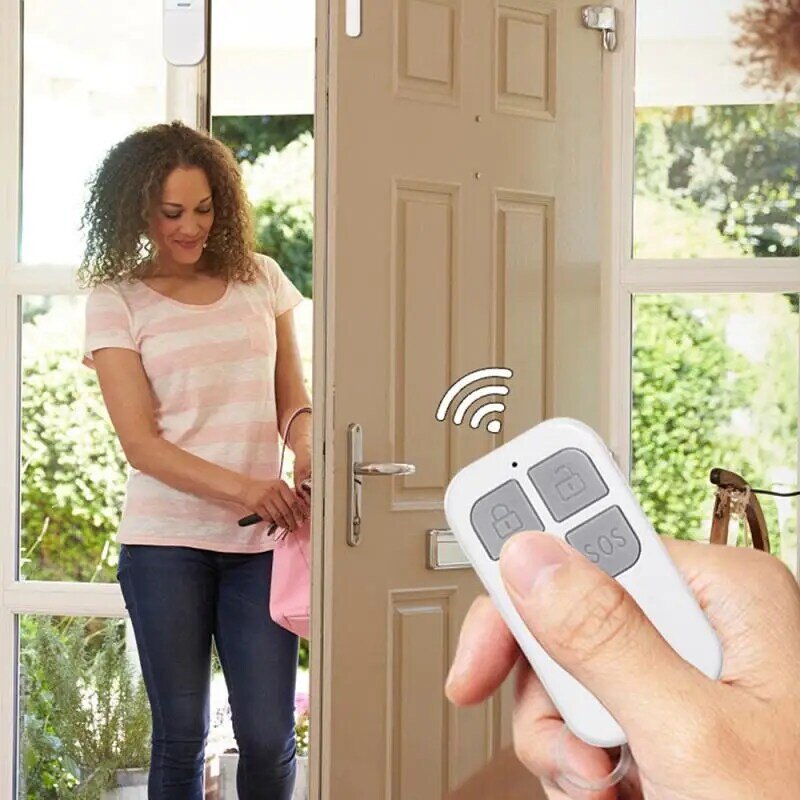 Alarma magnética para puerta y ventana, dispositivo antirrobo con Control remoto, 130 decibelios, para casa inteligente