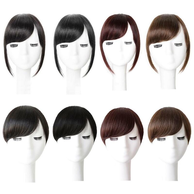 Wig For Women With Slanted Bangs Wig Patches For Women With Natural And Traceless Hair Patches Slanted Fake Bangs Patches