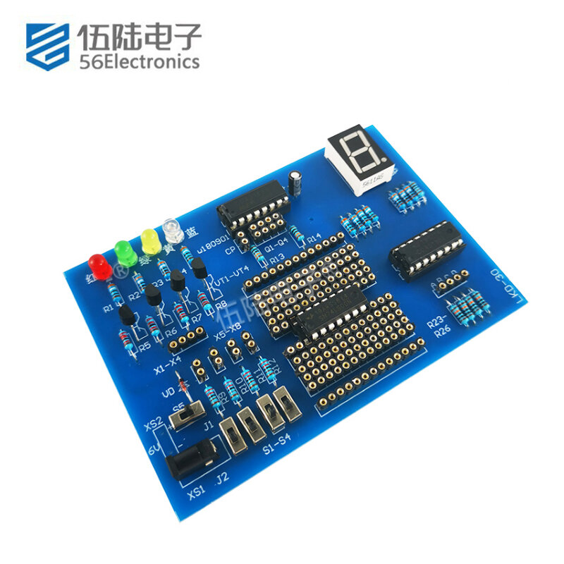 DIY Electronic Kits for Kids Digital Integrated Circuit Experimental Board Electronic Technology Practice Welding Parts