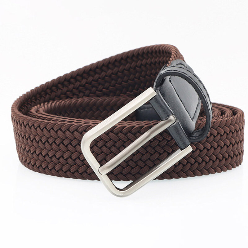 Pretina tejida versátil para mujer, cinturilla estrecha de nailon de alta calidad para viajes de negocios y de diseñador, A3155