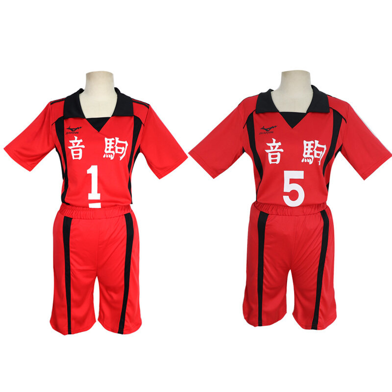 Kostum Cosplay Haikyuu Gaya 9 Klub Bola Voli Sekolah Menengah Karasuno Hinata Shyouyou Seragam Kaus Olahraga