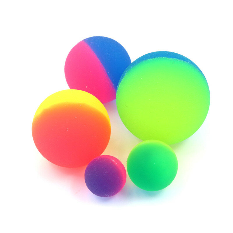 1/10 szt. Światło księżyca wysoko odbijająca się piłka elastyczne żonglowanie skaczące piłki odbijająca się piłka zabawki na świeżym powietrzu zagraj w zabawy