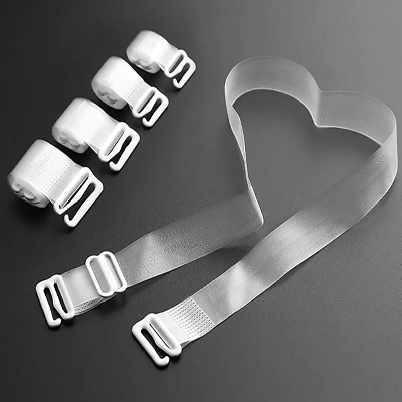 Bretelles de soutien-gorge élastiques transparentes invisibles pour femmes, ceinture de soutien-gorge initiée, sous-vêtements réglables, accessoires intimes