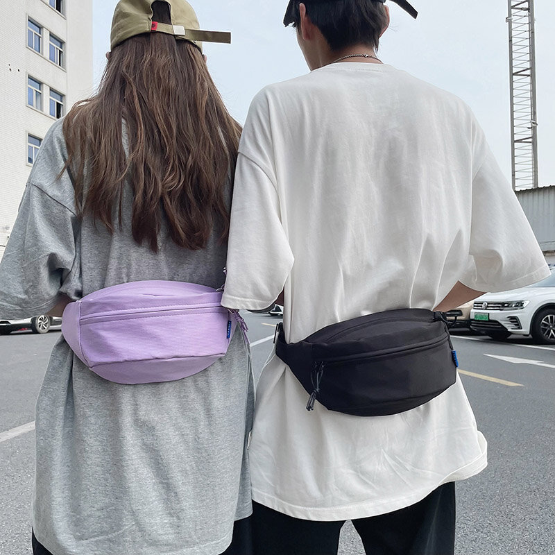 Поясная сумка в уличном стиле, нейлоновая забавная женская сумочка на ремне, унисекс, стиль хип-хоп