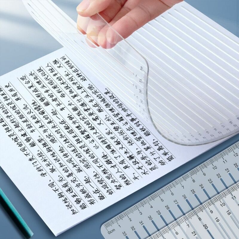 Plantilla de caligrafía de escritura a mano, regla de marcado de líneas, regla de plantilla de línea recta, regla de plantilla de escritura, examen gratuito
