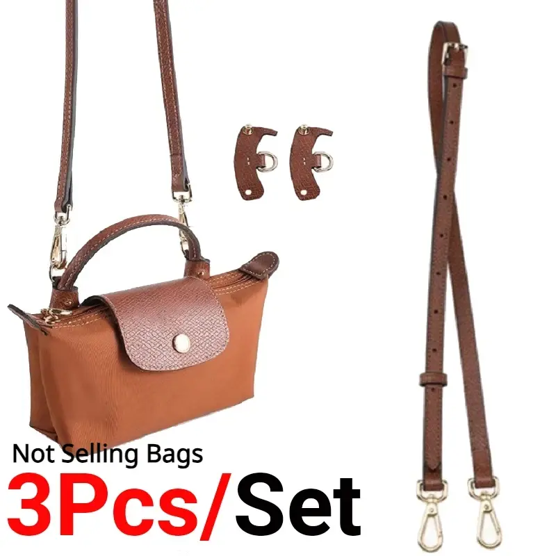 Bags Strap For Mini Longchamp Bag Shoulder Strap Dumpling Crossbody Perforated Conversion Accessories For Punch-free Bag Stra