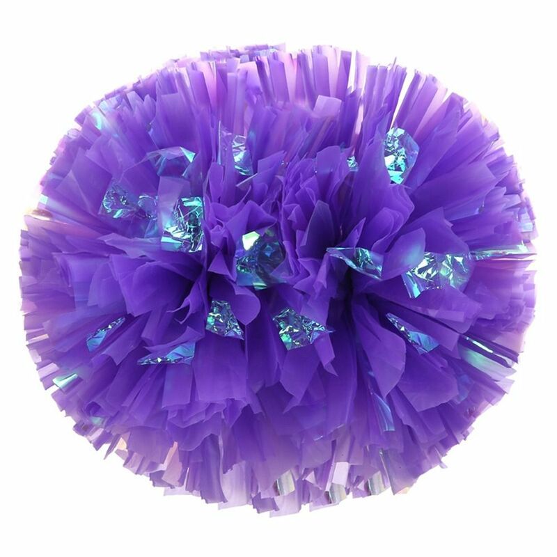 25cm Game Pompoms High Quality 9 Colors Flower Ball Cheerleading Cheering Sports Cheerleading