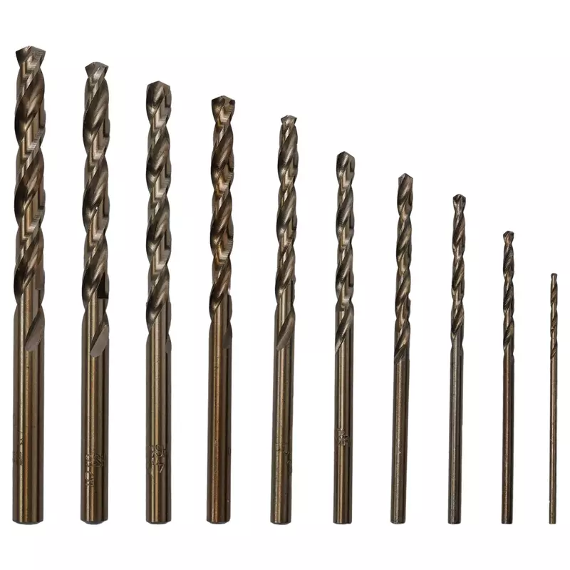 10 stücke hss m35 Kobalt bohrer 1-6mm Schnecke Kobalt bohrer Set für Edelstahl Metall bohren Holz bearbeitungs werkzeuge verwendet