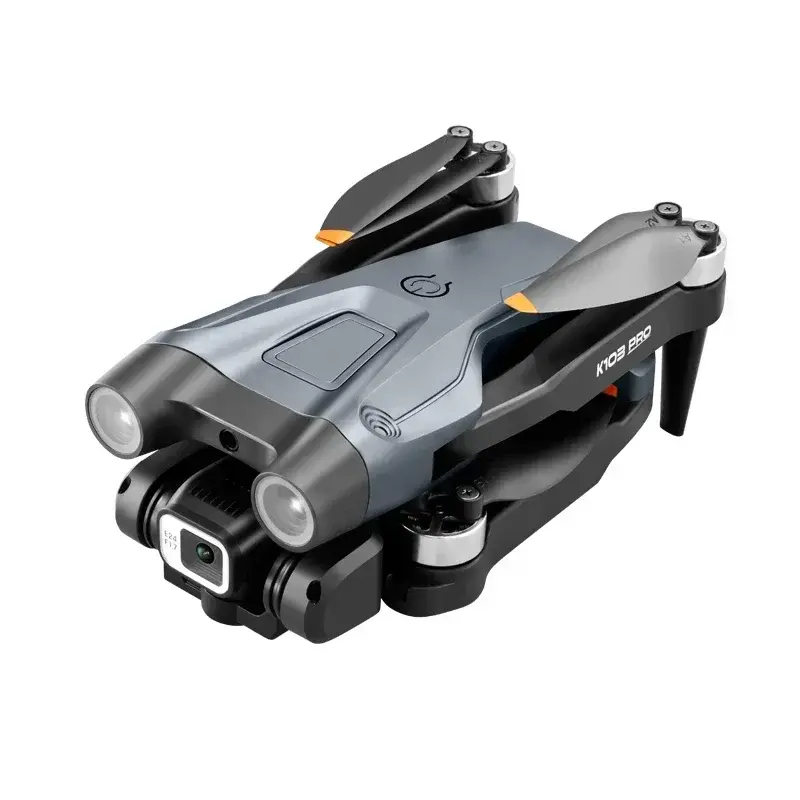 デュアルカメラ付きブラシレスドローン,光学フローポジショニング付き玩具,4k-8k k103 pro