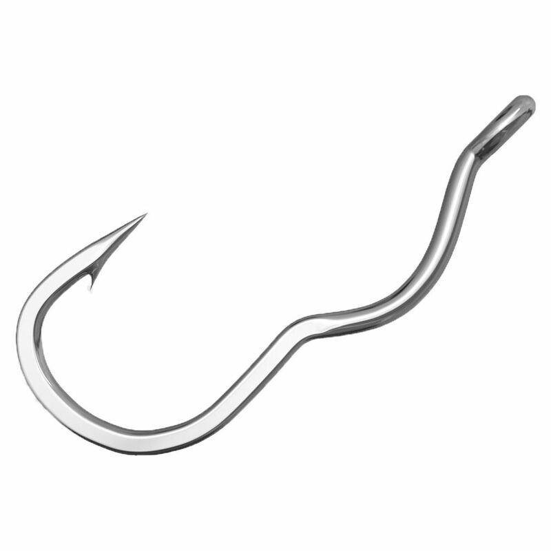 12Pcs/Pack High Carbon Steel Fishing Hook With Eye Sharp Barbed Automatic Flip Fishhook for Carp Fishing Accessories
