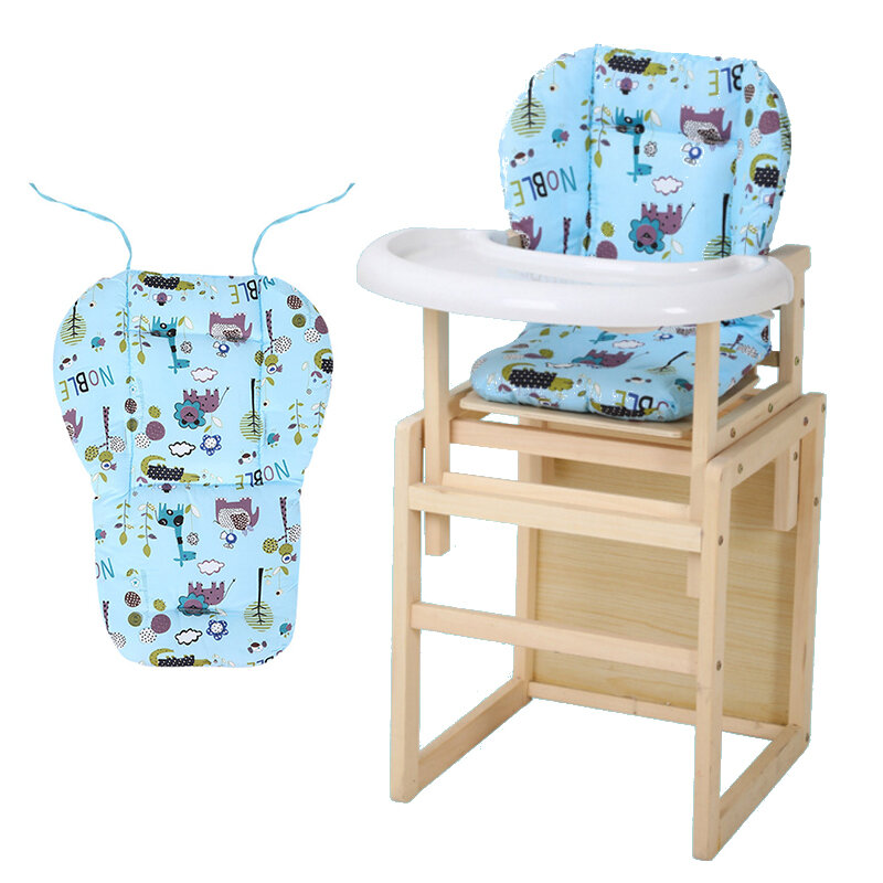 Cojín para trona de bebé y niño, alfombrilla de refuerzo para asientos, alfombrilla para silla de alimentación, cojín para cochecito, tela de algodón