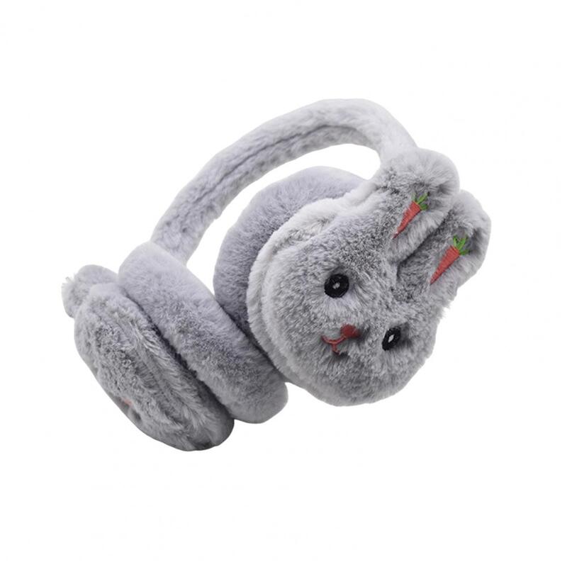 Cache-oreilles confortables en forme de lapin pour filles et femmes, jolis cache-oreilles, design pliable réglable, extérieur, hiver