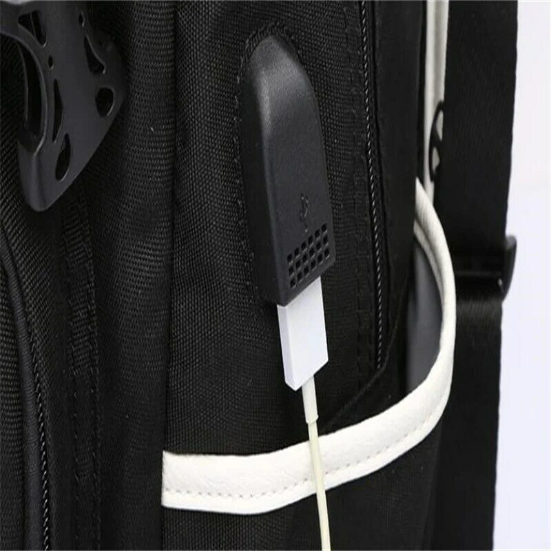 Demon Slayer Shinobu Uzui Tengen Backpack Teenarges Schoolbag Anime Men Women Fashion USB Charge Port Laptop Shoulder Mochila