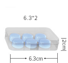 6 pudełek fabrycznie hurtowych zatyczki do uszu do pływania silikonowych do kąpieli z błota wodoodpornego