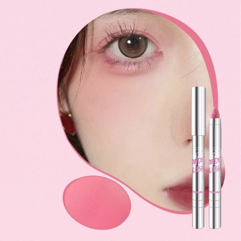 Waterproof Eyeshadow Stick Professional Matte 6 Colors Blush Stick Natural Multifunctional Eye Shadow Pen Women