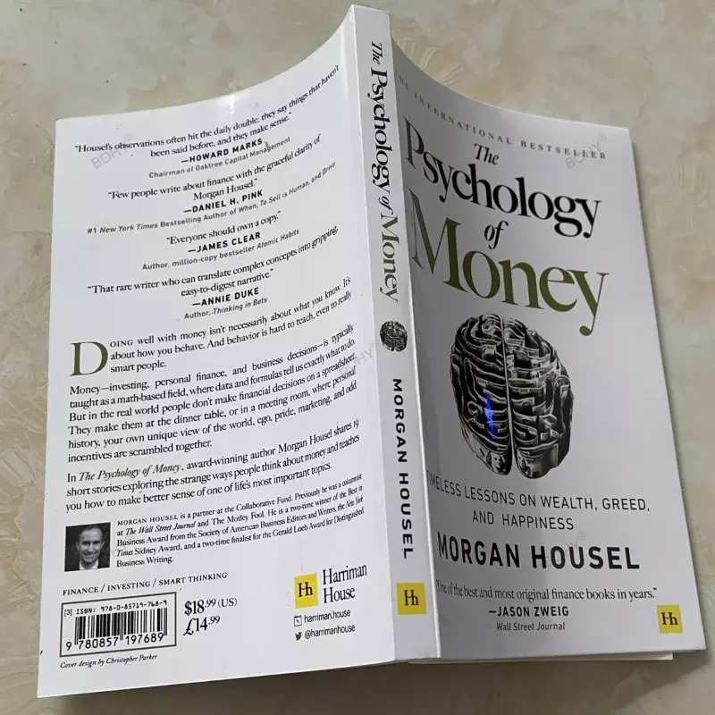 سيكولوجية كتب الأموال للبالغين ، دروس خالدة عن الثروة والجشع والسعادة والأعمال التجارية وكتب للأعمال التجارية