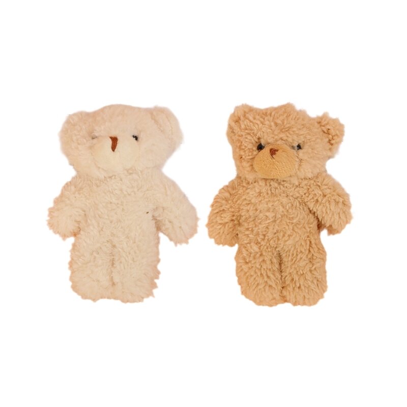 Tiny Bear Pluszowe zabawki Plecaki Wisiorek Wspólny Miś Brelok Torebka Zawieszki Dekory Śliczne akcesoria Prezent urodzinowy dla