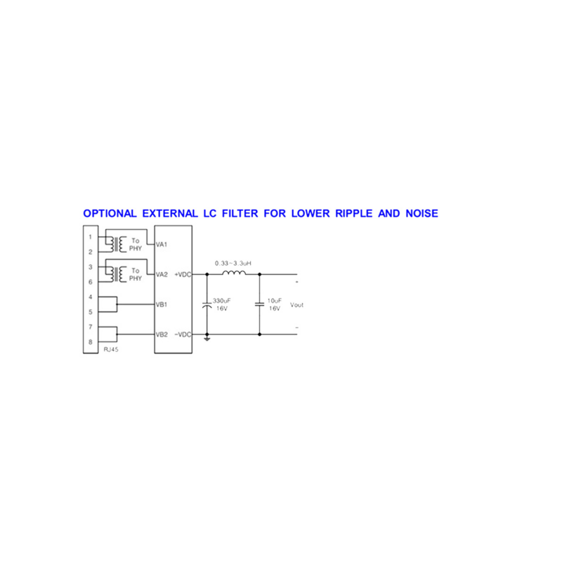 POE 모듈 핀-핀 도킹 AG9700 모듈 핀 임베디드 모듈, DP9700 12V 1A