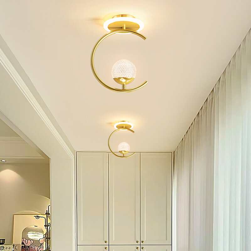 Plafonnier LED au Design Moderne, Luminaire Décoratif de Plafond, Idéal pour un Salon, une Salle à Manger, une Cuisine ou une Chambre à Coucher