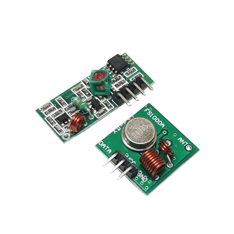 Kit émetteur et récepteur sans fil RF, 433MHz, 5V DC, 433 Z successifs, pour Ardu37Raspberry Pi /ARM/MCU WL