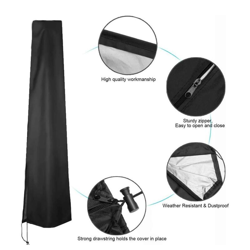 Copertura per ombrellone impermeabile per esterni parasole protezione UV panno Oxford tenda resistente alle intemperie scudo per Patio copertura antipioggia a sbalzo