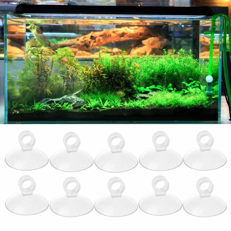 Y1UU 10Pcs Per Pack Aquarium Fish for Tank Suction Cup Replacement Sucker Tube Holder
