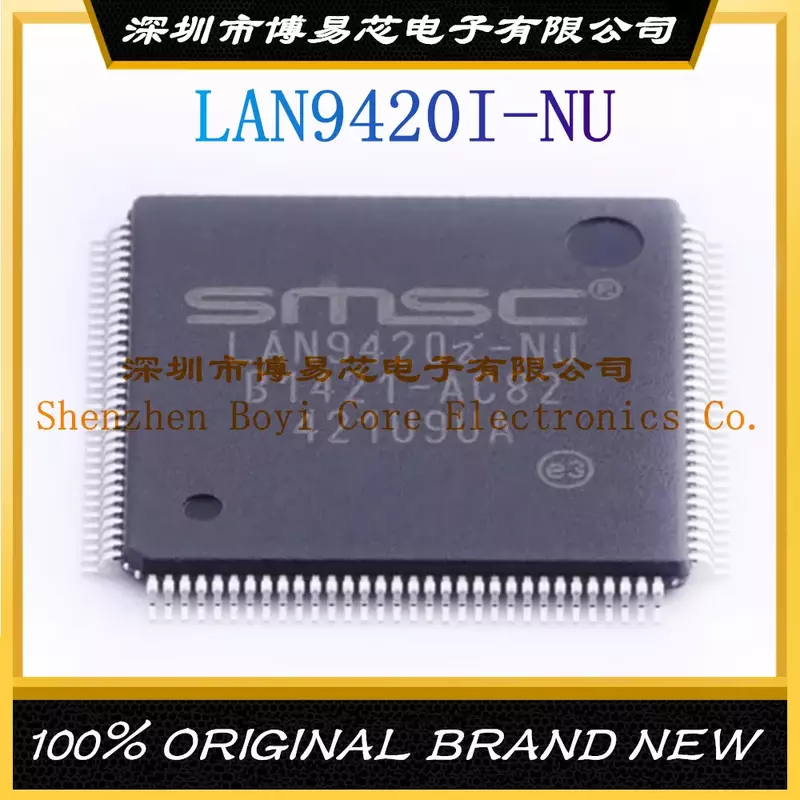 Paquete de LAN9420I-NU, nuevo y original, chip Ethernet IC original, VTQFP-128