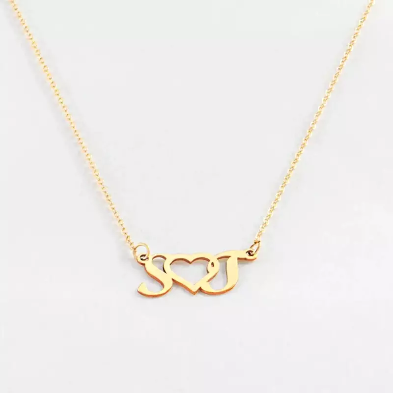 Collana con nome personalizzato per donna gioielli in acciaio inossidabile placcato oro 18 carati targhetta personalizzata ciondolo catena girocollo regalo di compleanno