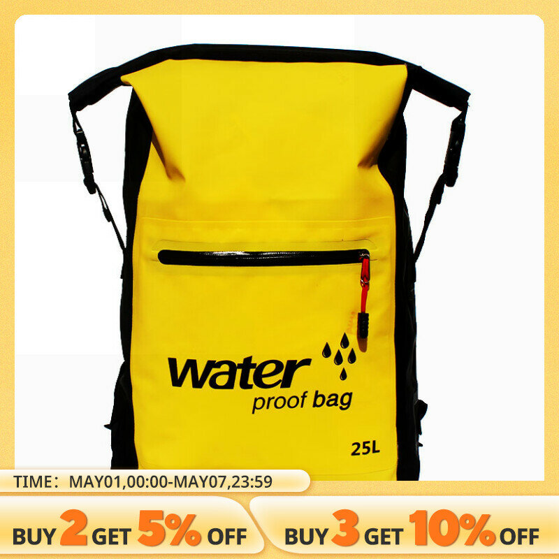 LONGHIKER tas ransel anti air untuk dapur, tas ransel anti air untuk berenang, berkemah, kano, kayak, perahu