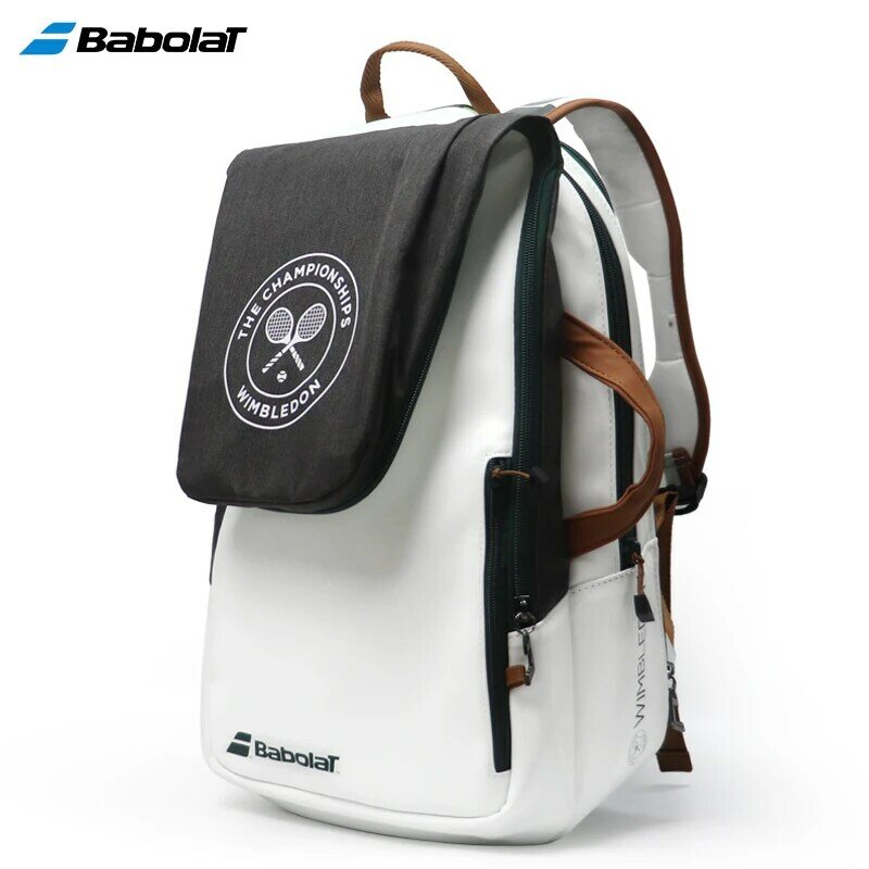 Оригинальный рюкзак для тенниса Babolat, чистый совместный бренд Wimbledon, теннисные сумки для игры в сквош, бадминтон, вместительные сумки