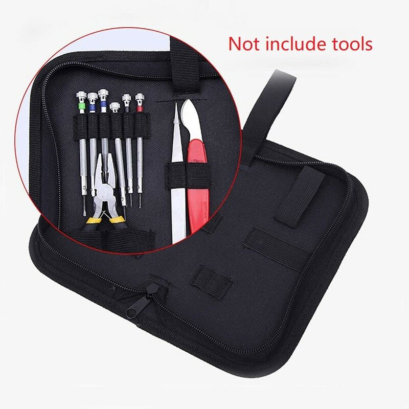 Bolsa de herramientas de tela Oxford, Kit de reparación de Hardware de lona multifunción, bolso de mano, bolsa de almacenamiento de herramientas de utilidad, 1 unidad