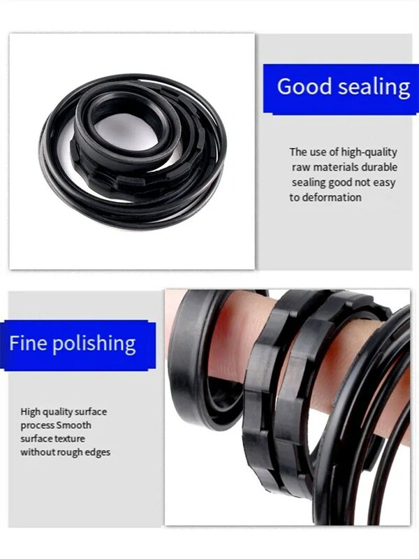 C-Type Piston Ring Repair Kit, SC Cilindro Selagem Anel, poeira anel, peças pneumáticas, diâmetro 32mm, 40mm, 50mm, 63mm, 80mm, 100mm, 125 milímetros, 160 milímetros