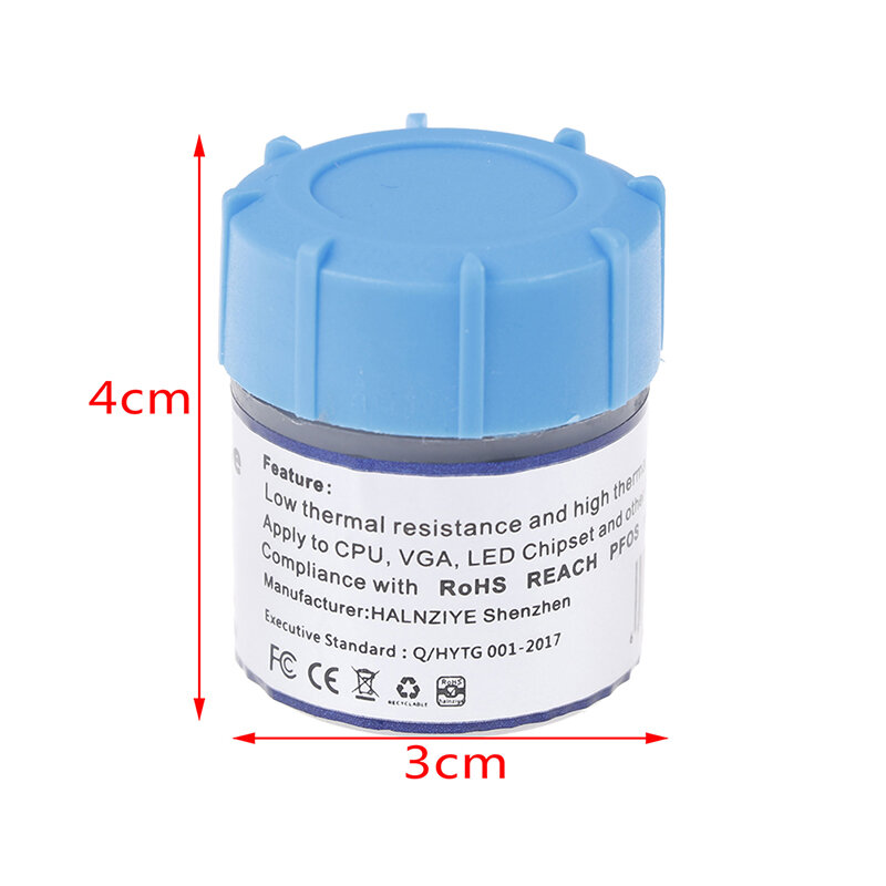 15g HY510 CPU Thermal Grease Compound Paste Heat Conductive Silicone Paste For CPU GPU Chipset Cooling