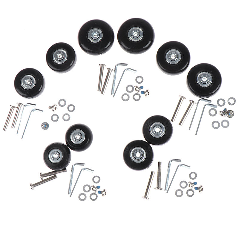 OD 40-54mm Luggage Suitcase Replacement Wheels Repair Kit Axles Deluxe