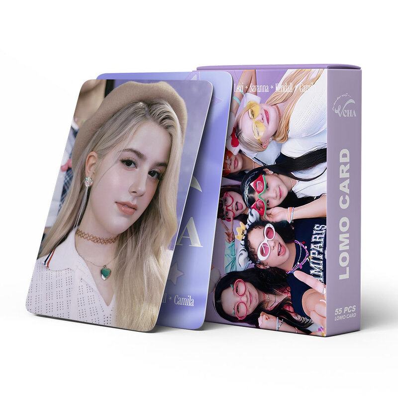 Kpop Nieuwe Meidengroep Vcha Album Slechts Één Fotokaart 55 Stks/set Hoge Kwaliteit Hd Foto Koreaanse Stijl Lomo Card Fans Collectie Cadeau