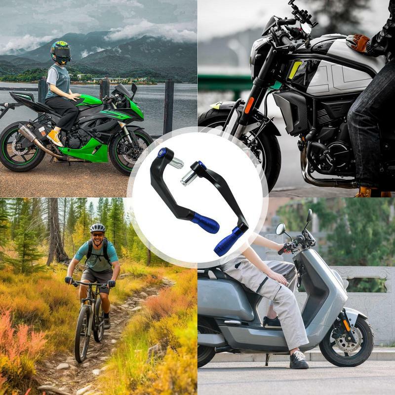 Handguards For Dirtbike 2pcs Road Glide Handguards Aluminum Alloy Motorcycle Hand Protector Universal Fashion Hand Shield Fits