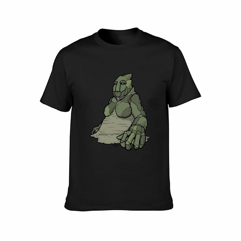 Gaia-T-shirt surdimensionné pour homme, vêtements vintage pour garçon