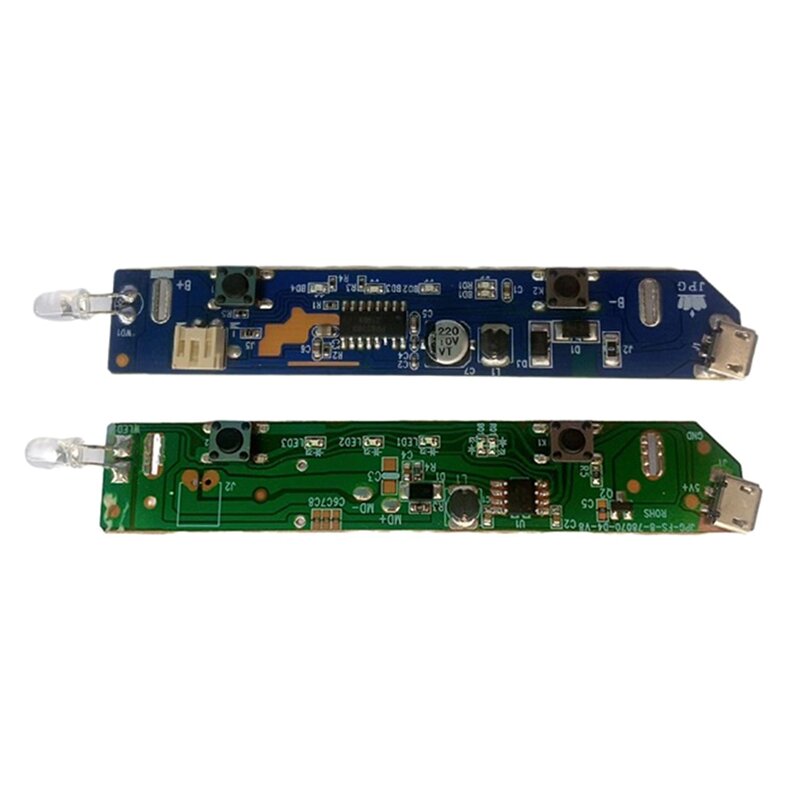 Многофункциональная стандартная USB перезаряжаемая мини-печатная плата вентилятора три передачи + материнская плата с подсветкой