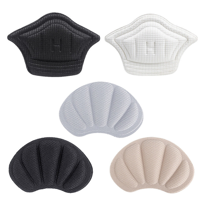 1pair Shoe Pad Foot Heel Cushion Pads Sports Shoes Adjustable Size Antiwear Feet Inserts Insoles Heel Protector Sticker Insole