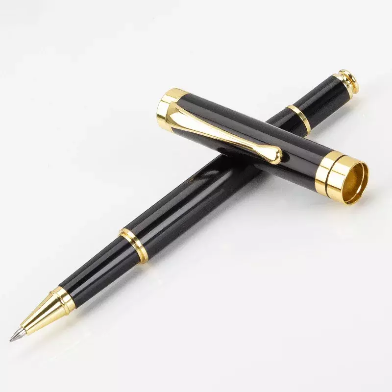 Confezione regalo penne a sfera in metallo di lusso scuola Business Office firma Roller Pen LOGO personalizzato cancelleria per studenti