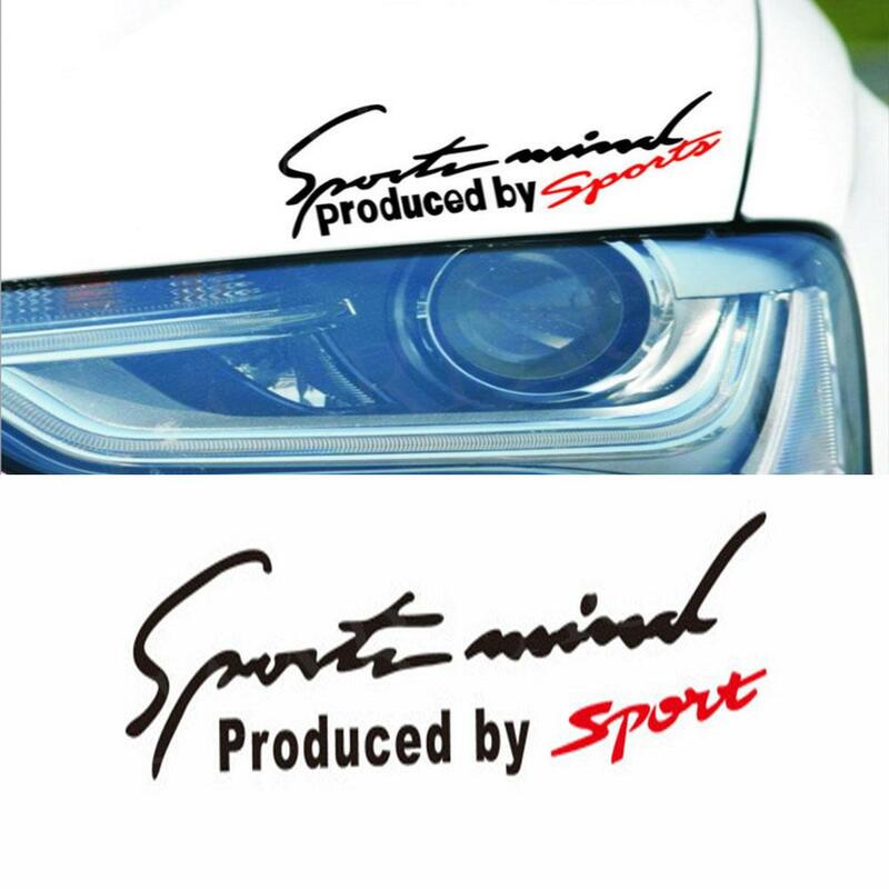 Sport list samochód naklejka naklejka znaczek z symbolem dekoracja umysł samochód Bonnet naklejka na Audi dla BMW dla Mercedes samochód stylizacji