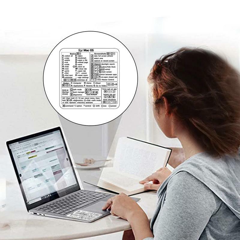 Shortcut Sticker 2023 Quick Reference Guide For Word/Excel No-Dirt Adhesive Compatible With 13-16 Inch Air/Pro