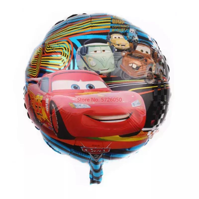 Disney Cars Lightning Mcqueen Balloon Set, suministros para Baby Shower, decoraciones para fiestas de cumpleaños, regalos de juguete para niños, Globos de aire