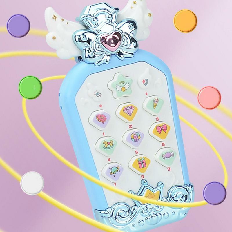 Téléphone électronique portable coloré pour bébé, jouet pour enfant, machine d'apprentissage, cadeau d'anniversaire pour garçon et fille