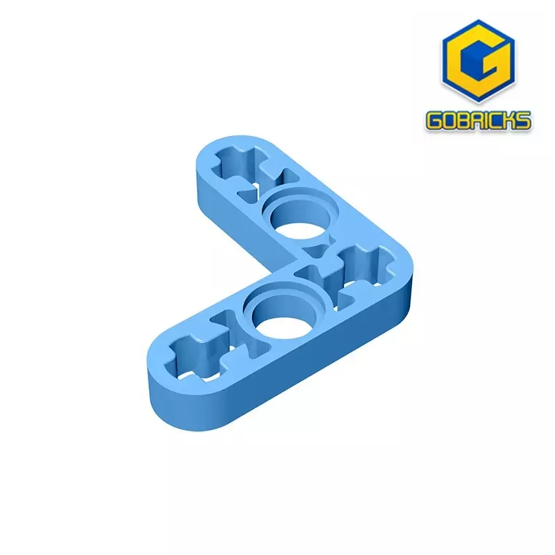 Gobricks GDS-692 Technical, Liftarm, Modified Bent Thin L-Shape 3 x 3  compatible with lego 32056  pieces of children's DIY