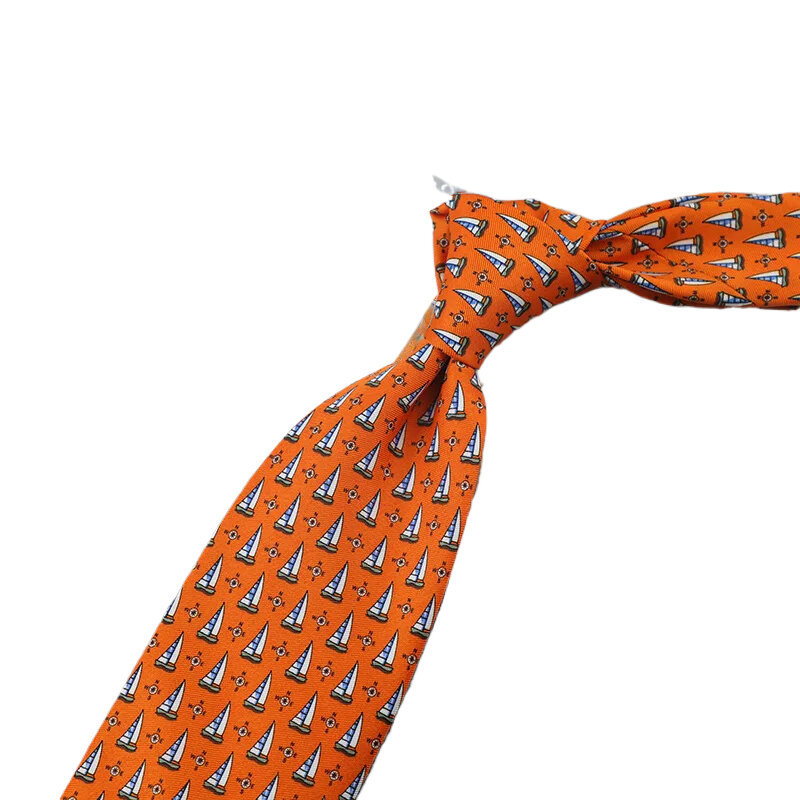 Мужской галстук в горошек, 9 см