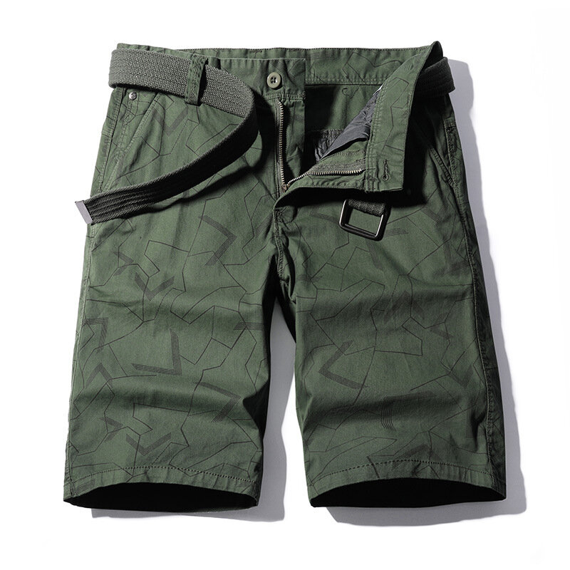 Шорты-карго мужские в полоску, тактические удобные свободные штаны, много карманов, водостойкие, для походов и работы