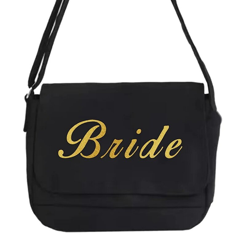 Сумка-мессенджер, модная многофункциональная сумка-мессенджер, молодежная Студенческая Портативная сумка на одно плечо в стиле Харадзюку для колледжа, с принтом невесты
